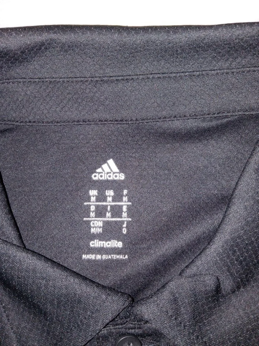 Adidas Climalite Wrestling Nationals Polo Shirt Mens M Black Performance NWT